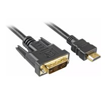 Sharkoon 4044951009053 video kabeļu aksesuārs 2 m HDMI DVI-D Melns