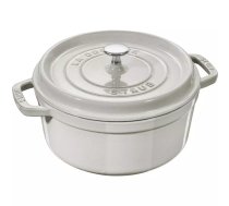 Staub apaļais čuguna katls - 2,2 ltr, baltā trifele