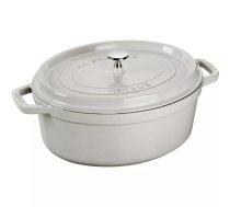 Staub ovāls čuguna katls - 3,2 ltr, balta trifele