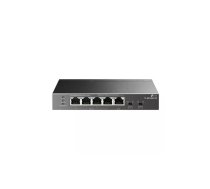 TP-Link TL-SG1005P-PD tīkla pārslēgs Gigabit Ethernet (10/100/1000) Power over Ethernet (PoE) Melns