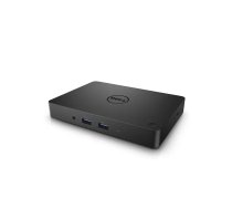 DELL Dock WD15 melns HDMI, VGA, MINIDP + lādētājs 130 W Docking USB 3.2 Gen 1 (3.1 Gen 1) Type-C Black (ATJAUNOTS)