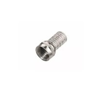 F konektors RG59 un  PB5980 sērijas kabeļiem, skrūvējams, kabelim ar max. diametru 6.0mm