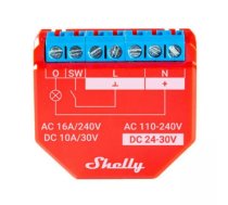 Wi-Fi Smart Relay Plus 1PM, 1 kanāls 16A, ar jaudas mērīšanu Shelly