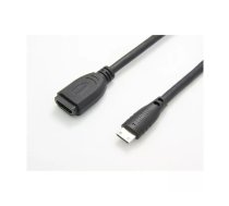 VALUE 12.99.3120 HDMI kabelis 150 m HDMI Type C (Mini) HDMI Type A (Standard) Melns