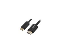 Sharkoon 1m, HDMI/Mini HDMI HDMI kabelis HDMI Type A (Standard) HDMI Type C (Mini) Melns