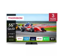 Televizors|THOMSON|55"|4K/Smart|QLED|3840x2160|Bezvadu LAN|Bluetooth|Google TV|melns|55QG7C14