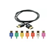 Kramer Electronics 0.3m HDMI m/m HDMI kabelis 0,3 m HDMI Type A (Standard) Melns