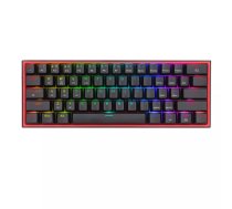 Klaviatūra REDRAGON FIZZ PRO K616-RGB B Spēļu USB RF Bezvadu Bluetooth QWERTY Melna Sarkana