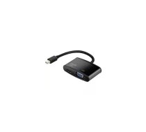 Renkforce - Video konvertors - Mini DisplayPort - HDMI, VGA - melns (1403558)