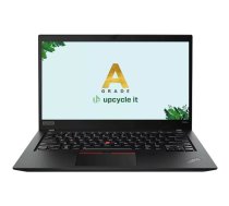 upcycle it Lenovo ThinkPad T490s (Refurbished) Grade A Intel® Core™ i7 i7-8565U Portatīvais dators 35,6 cm (14") Full HD 8 GB DDR4-SDRAM 256 GB SSD Windows 11 Pro Melns