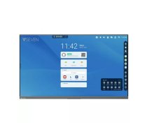 V7 IFP7502-V7PRO Interaktīvā baltā tāfele 190,5 cm (75") 3840 x 2160 pikseļi Skārienjūtīgais ekrāns Melns USB / Bluetooth