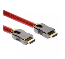 ROLINE 11.04.5905 HDMI kabelis 5 m HDMI Type A (Standard) 2 x HDMI Type A (Standard) Sarkans