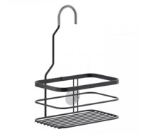 Sienas plaukts METALTEX LAVA ORIGIN UZ 20×12×28 cm 1 līmenis melna nerūsējošā tērauda ar Touch Therm