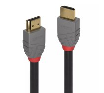 Lindy 36965 HDMI kabelis 5 m HDMI Type A (Standard) Melns, Pelēks