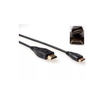 ACT AK3670 HDMI kabelis 0,5 m HDMI Type A (Standard) HDMI Type C (Mini) Melns