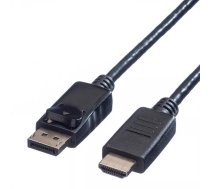 VALUE 11.99.5780 video kabeļu aksesuārs 1 m DisplayPort Melns