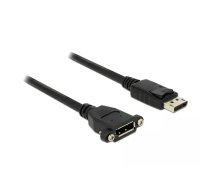 DeLOCK 1m M-F DisplayPort Melns