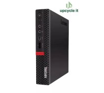 Mini PC Lenovo ThinkCentre M720q (atjaunots) — Intel Core i7-8700T 2.4 GHz, 16 GB DDR4, 512 GB SSD, Windows 11 Pro, melns