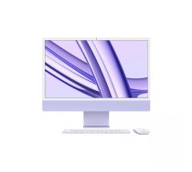 Apple iMac Apple M M3 59,7 cm (23.5") 4480 x 2520 pikseļi Viss vienā PC 16 GB 2 TB SSD macOS Sonoma Wi-Fi 6E (802.11ax) Lillā