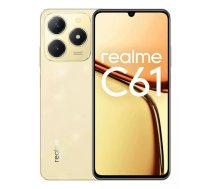 realme C61 17,1 cm (6.74") Divas SIM kartes Android 14 4G USB Veids-C 6 GB 256 GB 5000 mAh Zelts