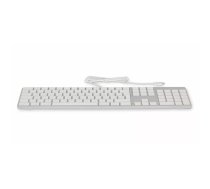 LMP 20367 tastatūra USB Swiss Sudrabs, Balts