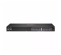 Aruba 6100 24G 4SFP+ Vadīts L3 Gigabit Ethernet (10/100/1000) 1U Melns