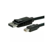 VALUE 11.99.5637 DisplayPort kabelis 5 m Mini DisplayPort Melns