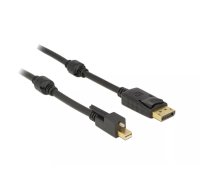 DeLOCK 83722 DisplayPort kabelis 2 m Mini DisplayPort Melns