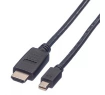 VALUE 11.99.5791 video kabeļu aksesuārs 2 m Mini DisplayPort Melns