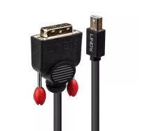 Lindy 41952 video kabeļu aksesuārs 2 m Mini DisplayPort DVI-D Melns