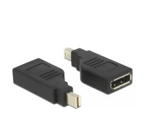 DeLOCK 65626 kabeļu spraudņu pāreja Mini DisplayPort DisplayPort Melns