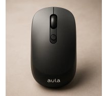 Pele AULA AM207 2.4G Bezvadu 4 Pogām (800-1900dpi) Melna