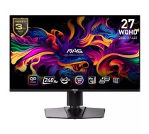 MSI MAG 271QPX QD-OLED E2 monitori 67,3 cm (26.5") 2560 x 1440 pikseļi Wide Quad HD QDOLED Melns