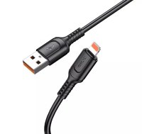 KAKUSIGA KSC-805 USB-A -&gt; Lightning uzlādes kabelis 15W | 2,4A | 100 cm melns