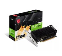 MSI grafiskā karte GeForce GT 1030 — 4 GB GDDR4, PCIe 3.0, 1430 MHz boost, 64 bit, ar aktīvu dzesēšanu