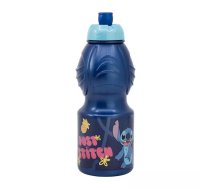 Sporta pudele bērniem STOR 75032 400 ml Stitch Palms (zila)