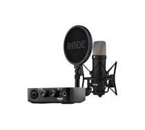 Studijas mikrofona komplekts Rode NT1 Signature AI-1 Studio Kit MK2 — kardioīds, 20–20 000 Hz, makss SPL 142 dB, XLR, vads, svars 313 g