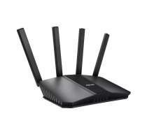Galda maršrutētājs ASUS RT-BE58U Dual‑band Wi‑Fi 7, 3600 Mb/s, 4‑kodolu Broadcom 2,0 GHz, 5x RJ‑45 (2,5 Gb), 4 ārējās antenas, USB 3.2, melns