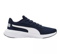 Puma Night Runner V2 Vīriešu skriešanas apavi tumši balti 379257 03 45