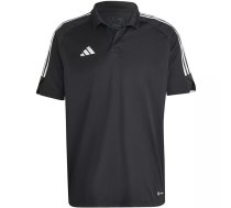 adidas Tiro 23 League Polo Vīriešu T-krekls melns HS3578 S