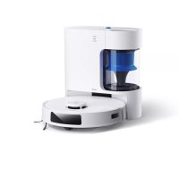 Robotu putekļsūcējs Ecovacs Deebot N20 Plus — bez maisiņa 0,4 l putekļi, 0,22 l ūdens, 5200 mAh, 300 min, 96 mm augstums, balts