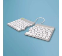 R-Go Tools R-Go Split tastatūra Birojs Bluetooth sistēma AZERTY Franču Balts