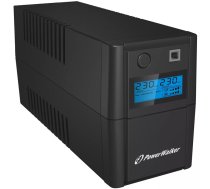 PowerWalker VI 650SE LCD/IEC nepārtrauktas barošanas avots (UPS) Line-Interactive 0,65 kilovoltampērs 360 W 4 Maiņstrāvas izvade (-s)