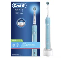 Oral-B PRO 700 CrossAction Pieaugušo Rotējoša-vibrējoša zobu suka Zils, Balts