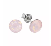 Sudraba auskari "Klasika (Rose Water Opal)" ar Swarovski™ kristāliem