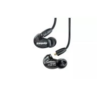 Iekšķīgās austiņas Shure AONIC 215 — vadu, noņemams 3,5 mm kabelis, aktīvā trokšņu slāpēšana, iebūvēts mikrofons, melnas