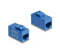 Delock Keystone modulis RJ45 sieviete uz Cat.6A UTP zils (90642)