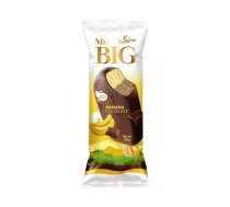 MR.BIG Banānu un šokolādes krējuma saldējums, glazūrā uz kociņa, 150ml/90g