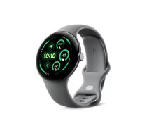 Google Pixel Watch 3 AMOLED 45 mm Digitāls Skārienjūtīgais ekrāns 4G Pelēks Wi-Fi GPS