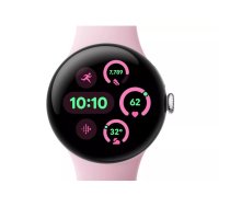 Google Pixel Watch 3 AMOLED 41 mm Digitāls Skārienjūtīgais ekrāns 4G Sudrabs Wi-Fi GPS